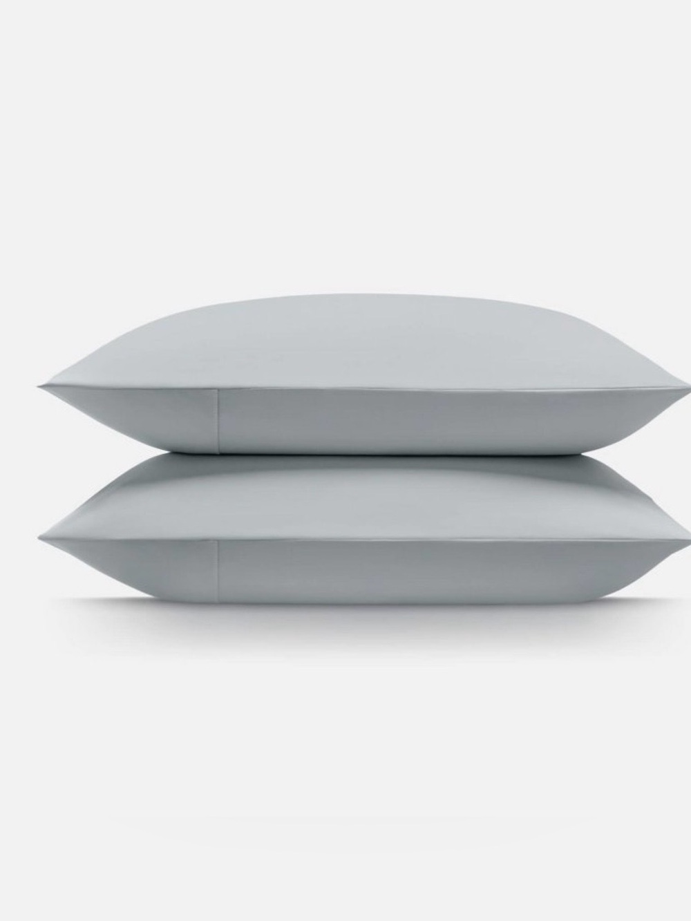 REST Evercool+ Cooling Pillowcases 2 Pack Standard Light Gray NEW